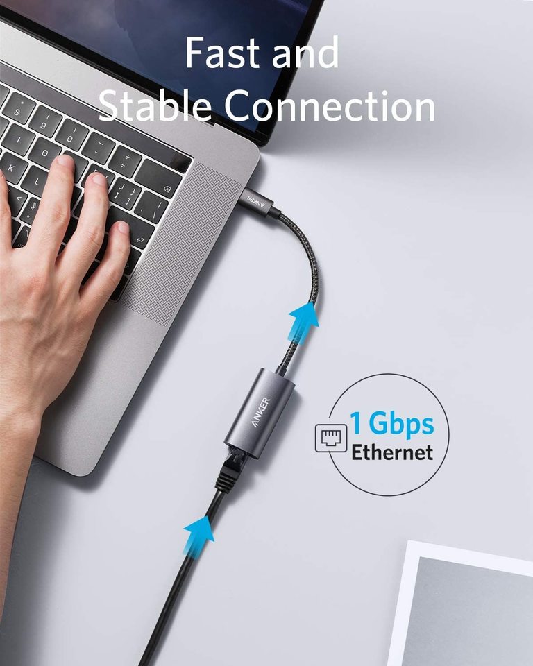 USB-C to Gigabit Ethernet Adapter