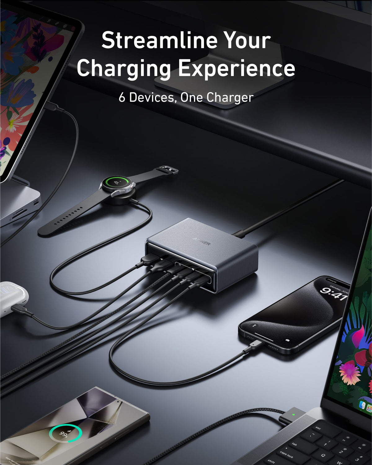 Anker Prime Charger (200W, 6 Ports)