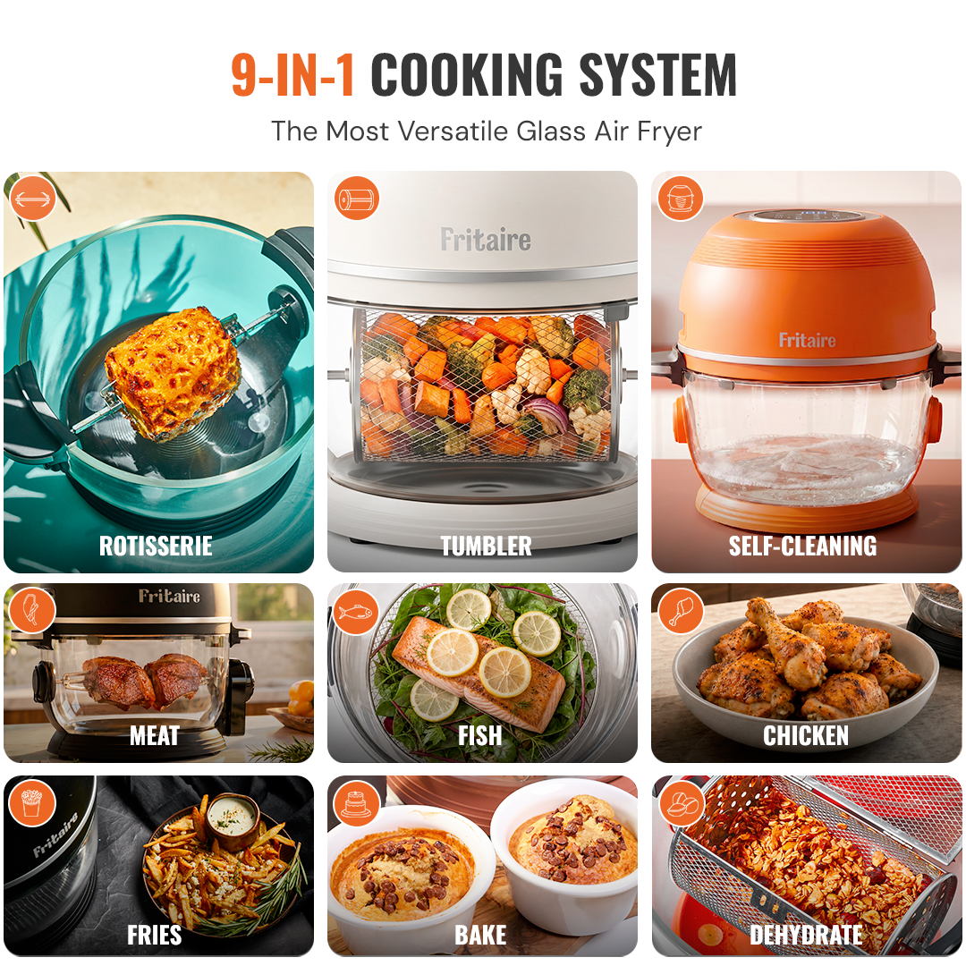 Self-Cleaning Air Fryer™ & Non-Toxic Air Fryer™ - Cherry
