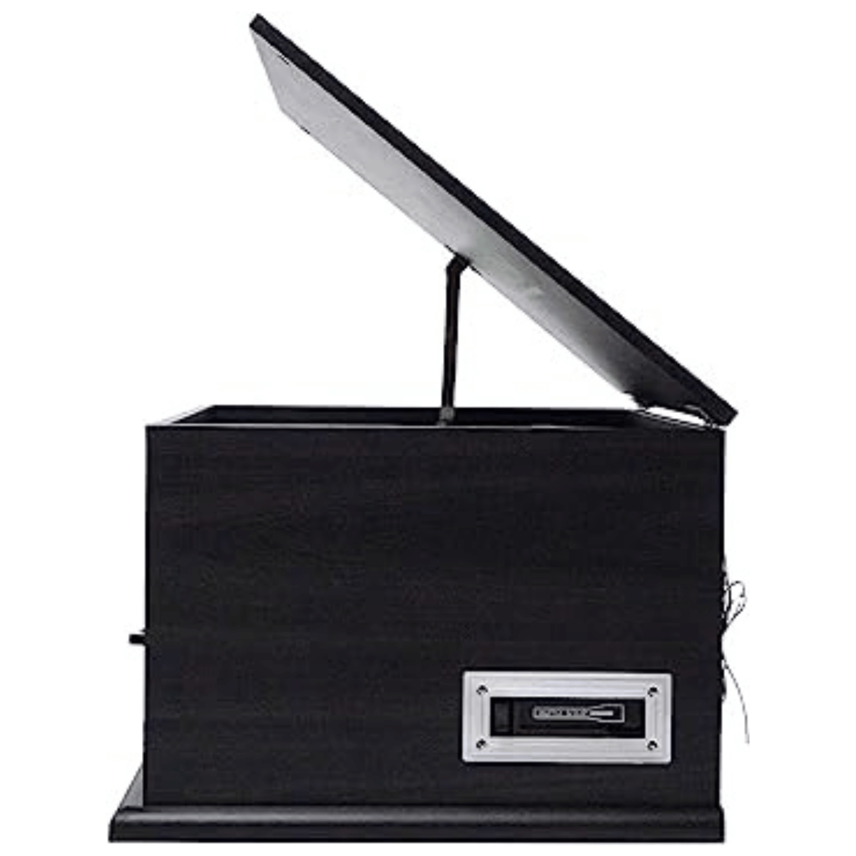 Victor State 7-in-1 Wood Music Center Graphite - Refurbished